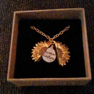 Ladies Necklace "you are my sunshine"
